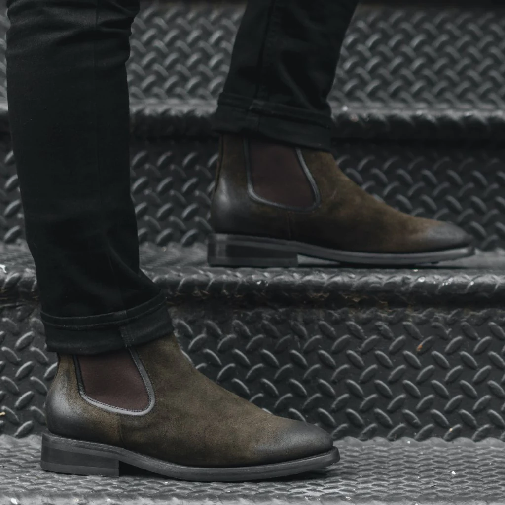 [S] Duke | Dark Olive Suede - Image 5