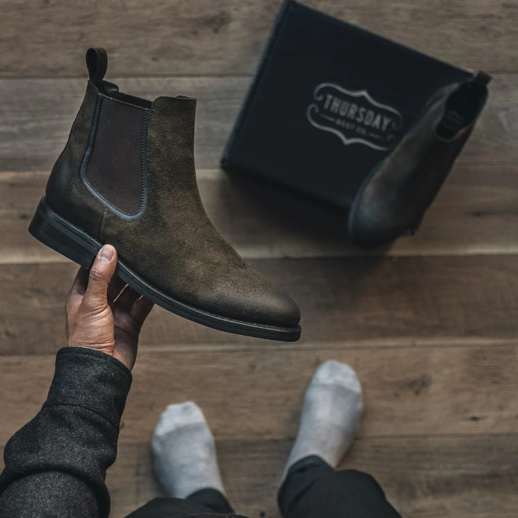 [S] Duke | Dark Olive Suede - Image 6