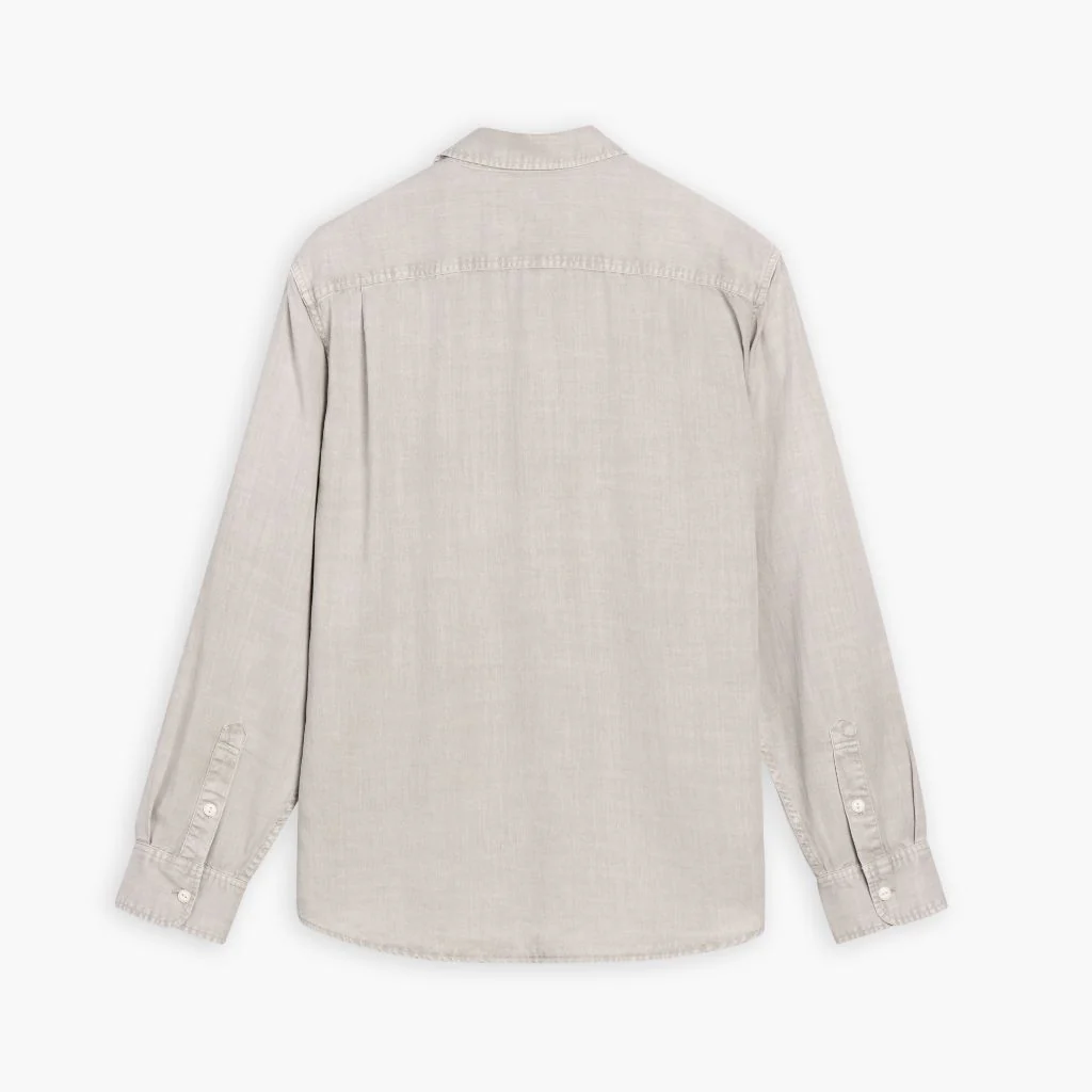 Chambray Workshirt | Oyster - Image 2