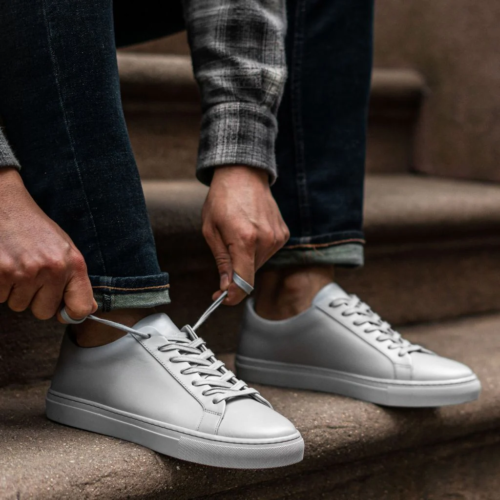 Premier Low Top | Light Grey - Image 7