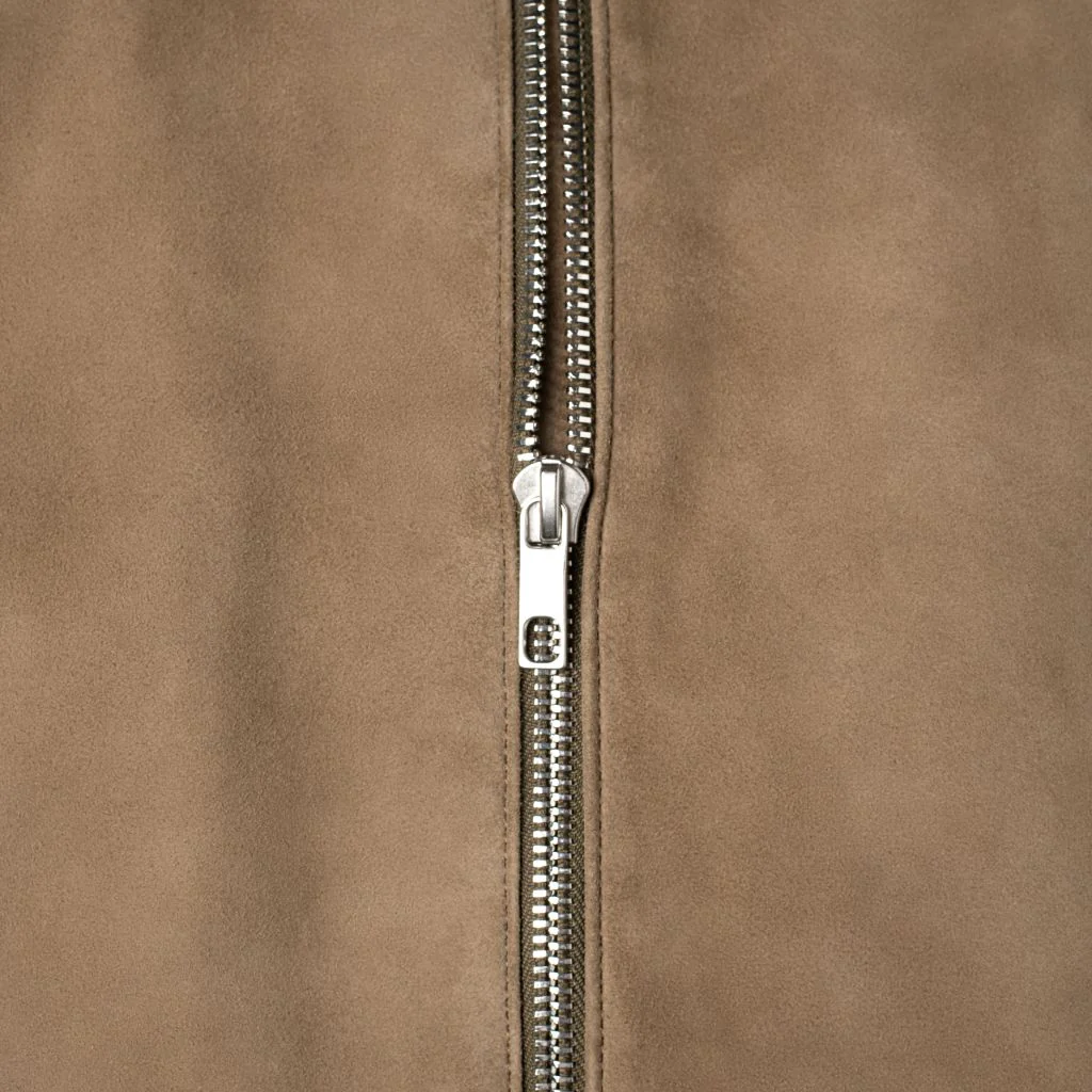Racer Jacket | Taupe - Image 9