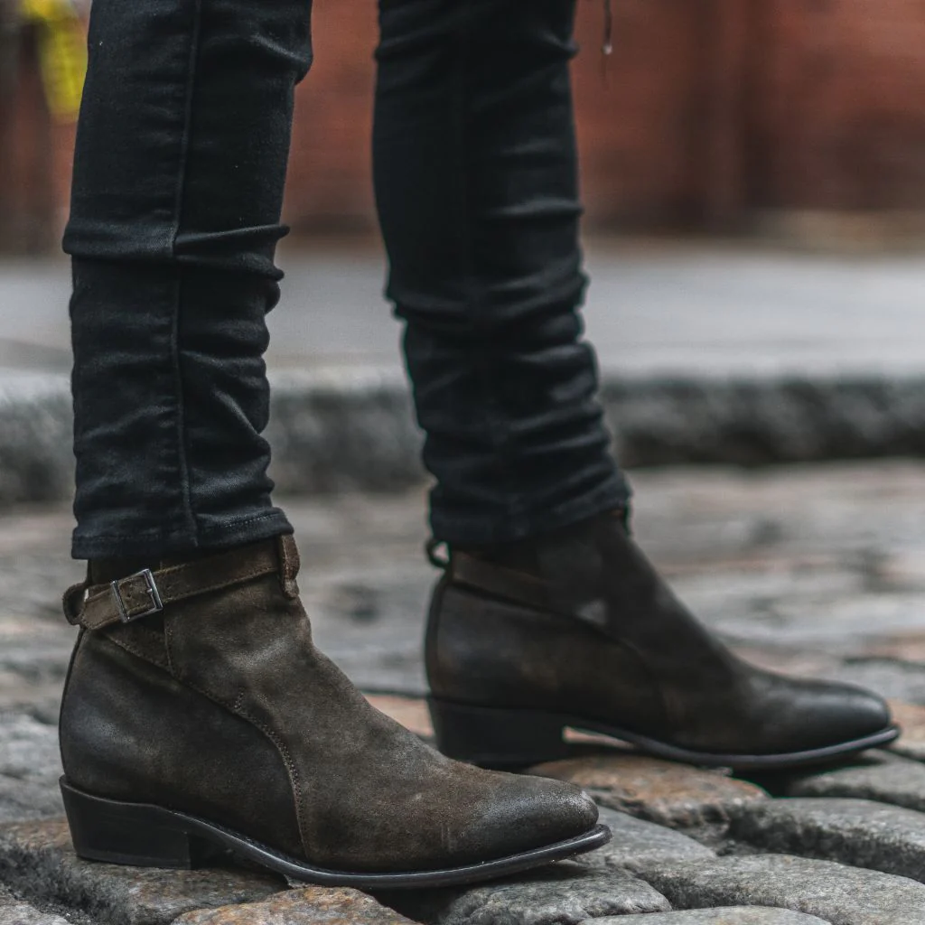 Rogue | Dark Olive Suede - Image 7