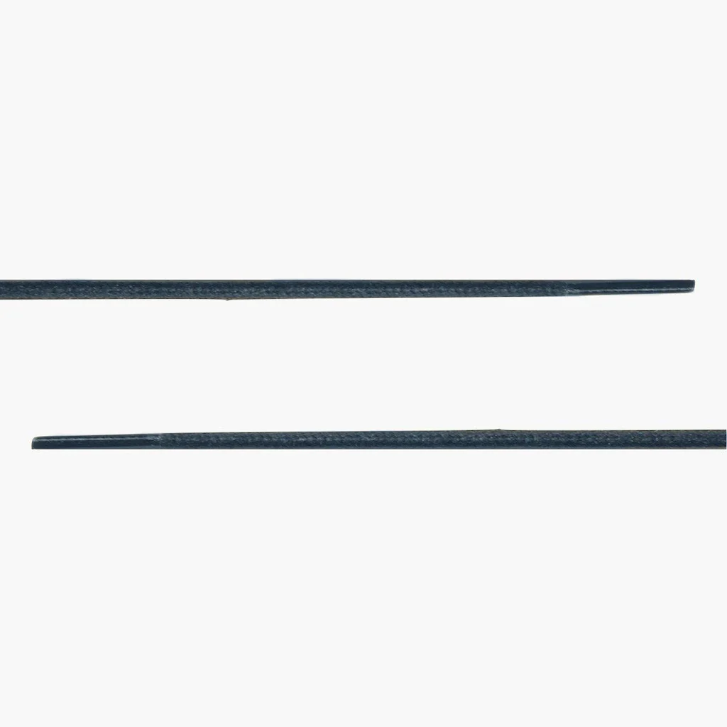 Round Waxed Cotton Laces | Blue - Image 2