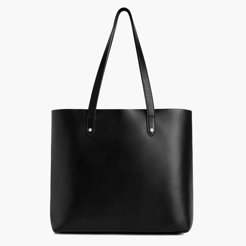 Everyday Tote | Black (XL) (Silver)