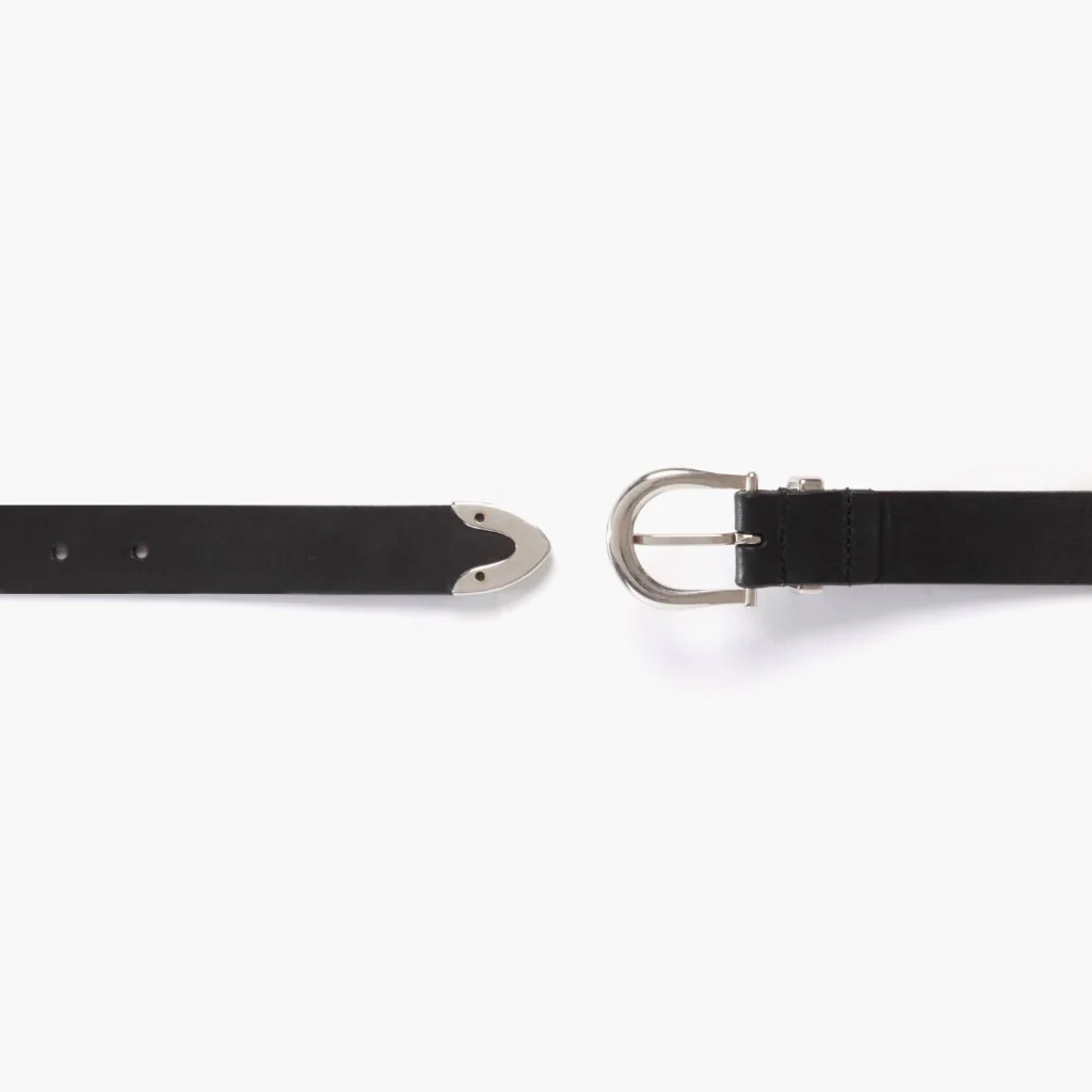 Women's Western Leather Belt | Black - Image 3